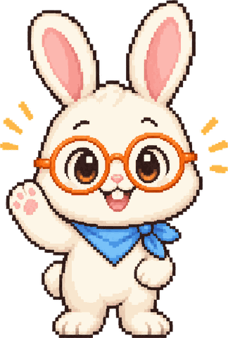 Vocario bunny waving